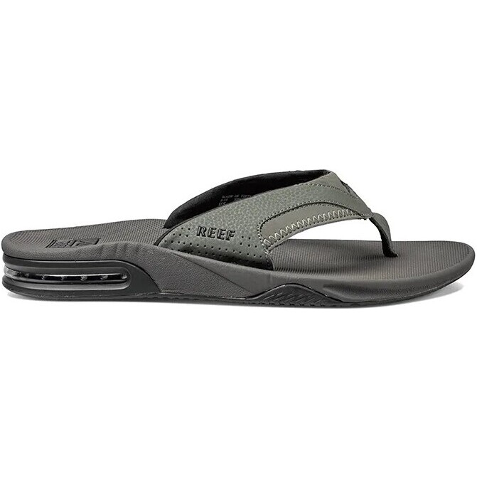 2026 Reef Hombres Chanclas Fanning CI7072 - Gris / Black